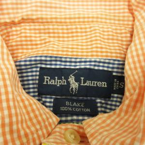 RALPH LAUREN ボタンダウン シャツ 半袖 チェック マルチカラー S 230929E AA