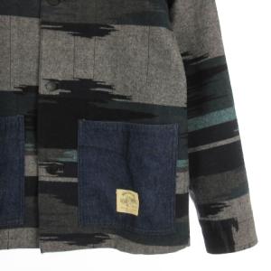 Schott NATIVE JAQURD COVERALL カバーオール ジャケット 3162051 ネイビー系 S