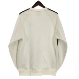adidas Originals アディカラー クラシックス 3ストライプ クルースウェット トレーナー 長袖 ホワイト L 230915E