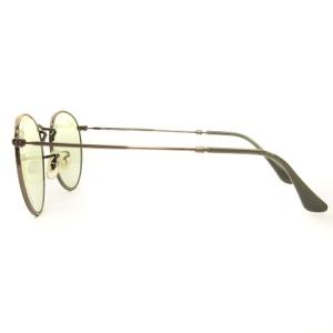 Ray-Ban ラウンドメタル サングラス カラーレンズ イタリア製 RB3447 ブラック 5021