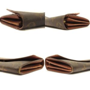 LOUIS VUITTON モノグラム ポシェット ポルトモネクレディ 長財布 USA製 M61725 ブラウン系