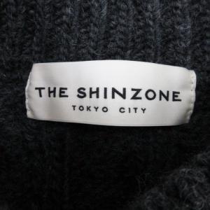 Shinzone ケーブルニット セーター 長袖 F チャコールグレー 231013E