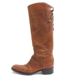 SARTORE ジョッキー ブーツ ロング レザー イタリア製 ブラウン 36 23cm