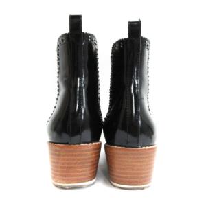 UNITED ARROWS プラット サイドゴア ブーツ 38 ブラック 2301003E