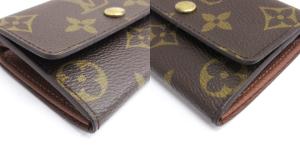 LOUIS VUITTON モノグラム ポルトモネプラ コインケース 小銭入れ 財布 M61930 フランス製 ブラウン