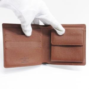 LOUIS VUITTON モノグラム ポルトフォイフ マルコNM 二つ折り財布 M62288 ブラウン
