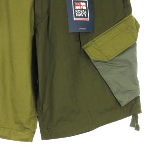 FREAK'S STORE × ROYAL NAVY タグ付き コンバットショーツ ショート パンツ ハーフ カーキ 2