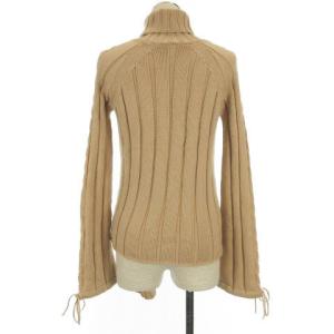EMPORIO ARMANI タートルネック ニット 長袖 8 ベージュ 231109E AA
