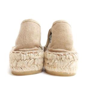 LACOSTE B品 SOCOA サンダル エスパドリーユ クロスオーバーストラップ 7.5 ベージュ 231012E