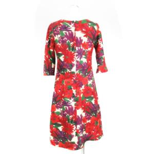 SYBILLA 花柄 ワンピース ウール レッド系 M 231017E