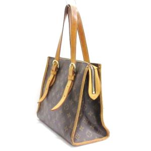 LOUIS VUITTON モノグラム ポパンクール オ ハンドバッグ セミショルダー M40007 ブラウン
