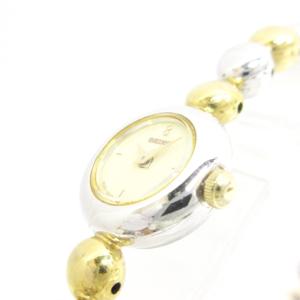 SEIKO 腕時計 アナログ クォーツ 1E20-007A コンビ シルバーカラー ゴールドカラー