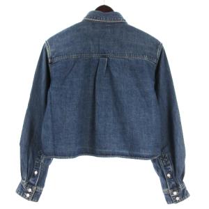CELINE デニムシャツトリオンフXS クロップド