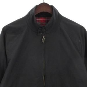 Baracuta 1801002 クラシック ハリントンジャケット 裏地チェック 38 ブラック