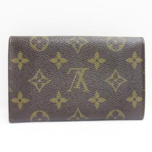 LOUIS VUITTON モノグラム ヴィンテージ フラップ 財布 コインケース 小銭入れ フランス製 ブラウン