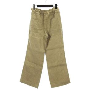 Spick&Span MEYAME リネン ベイカー パンツ ベージュ 231107E