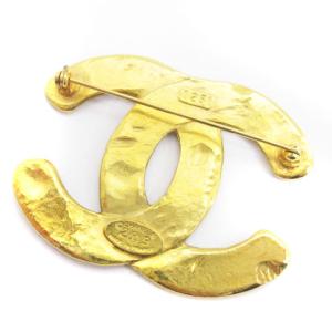 CHANEL 1261 29 ヴィンテージ ココマーク ブローチ ゴールドカラー