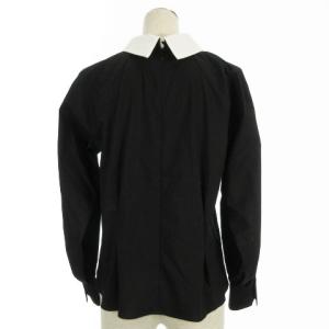 DRESSTERIOR ブラウス 長袖 プルオーバー 36 ブラック 231124E RF