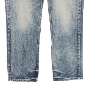 upper hights ボーイフレンドクロップド デニム パンツ ジーンズ USED加工 インディゴ 23 RF