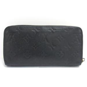 LOUIS VUITTON モノグラム アンプラント ジッピーウォレット 長財布 ラウンドジップ M61864 ブラック