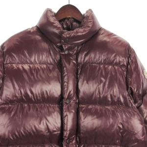 MONCLER VENISE ダウンジャケット ジップアップ ナイロン ボルドー系 1