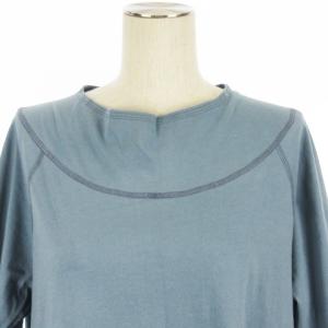 JURGEN LEHL ババグーリ babaghuri Tシャツ カットソー ステッチ 半袖 コットン ブルー L ECS