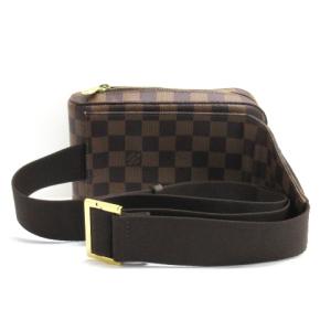 LOUIS VUITTON ダミエ ジェロニモス ボディバッグ ショルダー 新型 N51994 フランス製 ブラウン