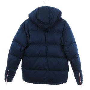 adidas Originals ダウンジャケット フーディー Z13609 紺 ネイビー 赤 レッド系 L GY01