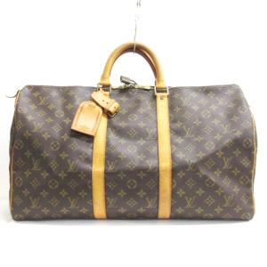 モノグラム キーポル 50 ボストンバッグ M41426 フランス製 ブラウン ECS