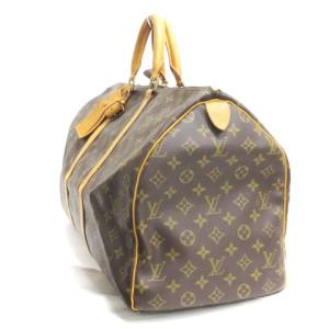 LOUIS VUITTON モノグラム キーポル 50 ボストンバッグ M41426 フランス製 ブラウン ECS