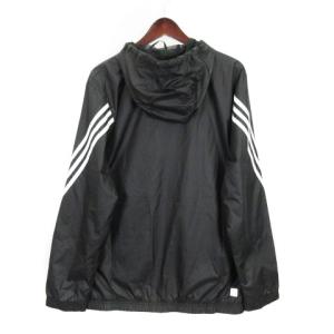 adidas ウーブンフードトラック ジャケット H15580 ブラック L 240109E