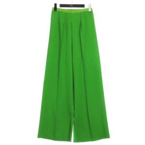 22SS 300FS231-0270 プリーツパンツ ワイド 38 グリーン