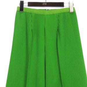 ENFOLD 22SS 300FS231-0270 プリーツパンツ ワイド 38 グリーン