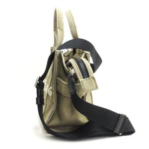 MARC JACOBS THE TOTE BAG トートバッグ ショルダー 2WAY キャンバス カーキ系