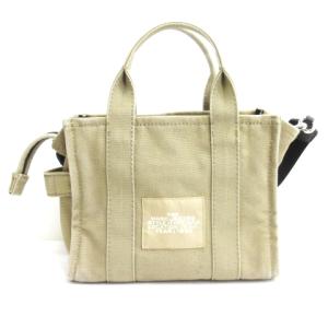 MARC JACOBS THE TOTE BAG トートバッグ ショルダー 2WAY キャンバス カーキ系