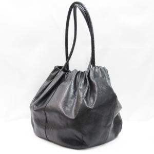 JURGEN LEHL ショルダー バッグ トート レザー ブラック ECS