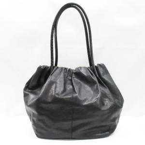 JURGEN LEHL ショルダー バッグ トート レザー ブラック ECS