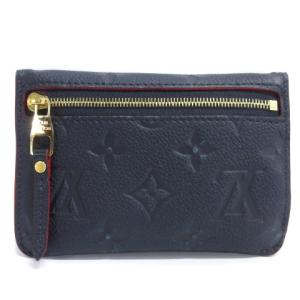 LOUIS VUITTON M62017 モノグラム アンプラント ポシェット クレ コインキーケース ネイビー