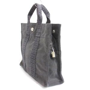 HERMES エールラインPM トートバッグ グレー
