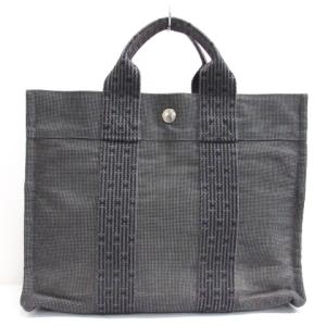HERMES エールラインPM トートバッグ グレー