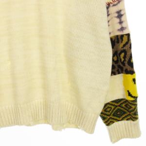 KAPITAL K2203KN014 ニット ヒッピースリーブ ダメージ加工 3 アイボリー