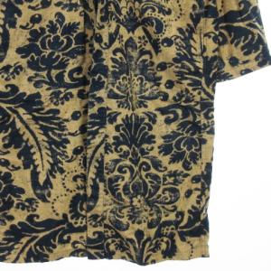 KAPITAL ダマスク柄抜染Pt KAKASHI コート ガウン ネイビー 2