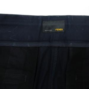 FENDI ハーフパンツ ストレッチ 48 ネイビー 240122E
