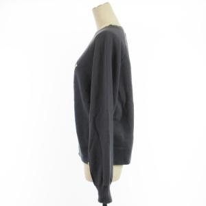 AMERICANA スウェット プルオーバー 裏毛 トレーナー プリント コットン ネイビー系