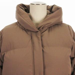 SHIPS 23AW ショールカラー ミディ ダウンジャケット 314-06-0087 ブラウン系 M