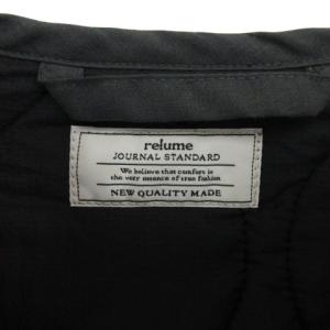 JOURNAL STANDARD relume 23AW MINI RIP キルティング ブルゾン ブラック F 231219E