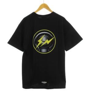 fragment design BT21 CHIMMY Tシャツ カットソー 半袖 プリント コットン ブラック XL