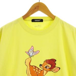 UNDERCOVER ディズニー バンビ Tシャツ カットソー 半袖 プリント UC1C8806-1 イエロー 4