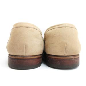 Christian Dior ローファー ヌバック レザー 41 ベージュ 240209E 靴 ECS