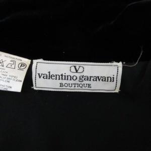 VALENTINO GARAVANI ベロア切替 ジャケット 8 ブラウン GY31